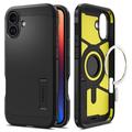 iPhone 16 Plus Spigen Tough Armor Mag Hoesje - Zwart