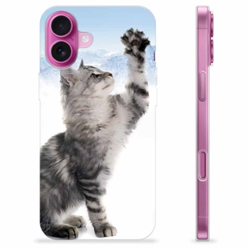 iPhone 16 Plus TPU-hoesje - Kat