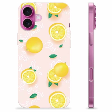 iPhone 16 Plus TPU-hoesje - Citroen Patroon