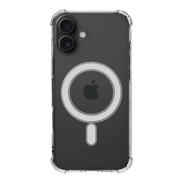 iPhone 16 Plus Tactical MagForce Plyo Hoesje met verstevigde hoeken en MagSafe - Doorzichtig