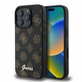 iPhone 16 Pro Guess Peony Script hoesje - MagSafe compatibel - Zwart