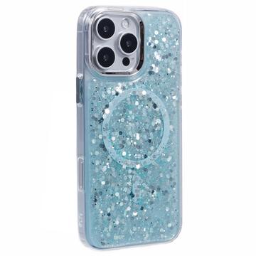 iPhone 16 Pro MagSafe-compatibel glitter pailletten epoxy hoesje