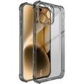 iPhone 16 Pro Max Imak Drop-Proof TPU Case - Doorzichtig Zwart