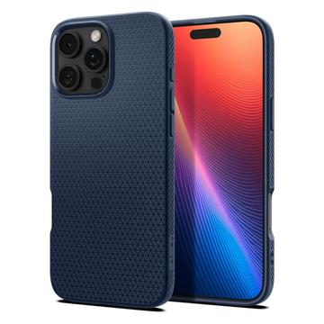 iPhone 16 Pro Max Spigen Liquid Air TPU Case - Navy Blauw