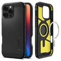 iPhone 16 Pro Max Spigen Tough Armor Mag Hoesje - Zwart