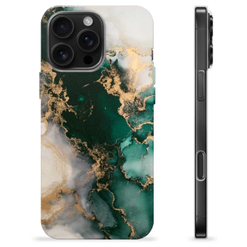 iPhone 16 Pro Max TPU-hoesje - Jade Marmer