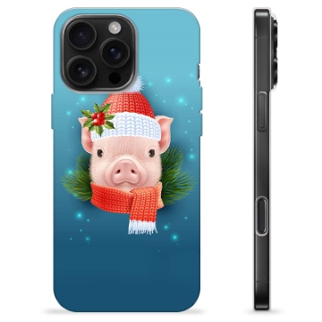 iPhone 16 Pro Max TPU-hoesje - Winter Piggy