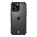 iPhone 16 Pro Max Tactical Quantum Stealth Hoesje met versterkte hoeken - Helder / Zwart