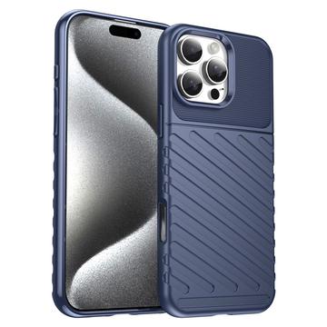 iPhone 16 Pro Max Thunder Series TPU Hoesje - Blauw