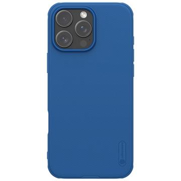 iPhone 16 Pro Nillkin Super Frosted Shield Pro Hybride Hoesje - Blauw