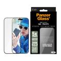 iPhone 16 Pro PanzerGlass Ceramic Protection Ultra-Wide Fit EasyAligner Screenprotector - 9H - Zwarte rand