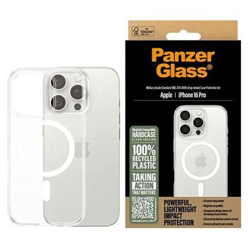 iPhone 16 Pro PanzerGlass HardCase MagSafe Compatibel Hoesje - Wit / Transparant