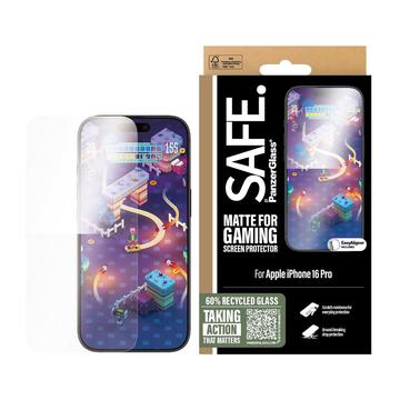 iPhone 16 Pro PanzerGlass Safe Gaming Ultra-Wide Fit Gehard Glas Screen Protector - 9H - Helder