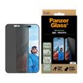 iPhone 16 Pro PanzerGlass Ultra-Wide Fit Privacy EasyAligner Screenprotector - Zwarte Rand