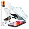 iPhone 16 Pro Spigen Glas.tR Ez Fit Privacy Glazen Screenprotector - 2 St.