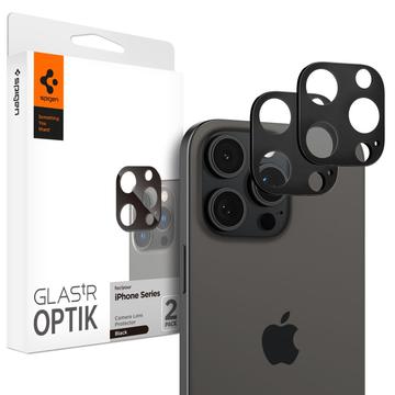 iPhone 16 Pro/16 Pro Max Spigen Optik.tR Camera Lens Protector - Zwart