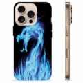 iPhone 16 Pro TPU-hoesje - Blauwe Vuurdraak