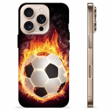 iPhone 16 Pro TPU-hoesje - Voetbal Vlam