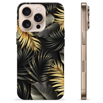 iPhone 16 Pro TPU-hoesje - Gouden Bladeren