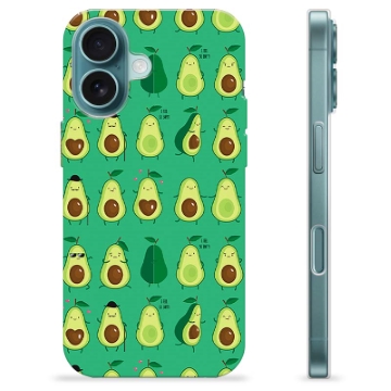 iPhone 16 TPU-hoesje - Avocado Patroon