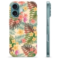 iPhone 16 TPU-hoesje - Roze Bloemen