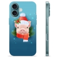 iPhone 16 TPU-hoesje - Winter Piggy