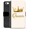 iPhone 5/5S/SE Premium Portemonnee Hoesje - Queen