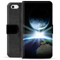 iPhone 5/5S/SE Premium Portemonnee Hoesje - Space