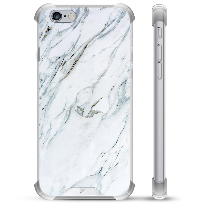 schraper Buurt Boekhouder iPhone 6 / 6S Hybrid Case - Marmer