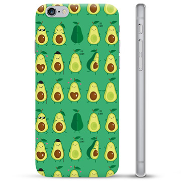 iPhone 6 / 6S TPU-hoesje - Avocado Patroon