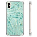 Hybride hoesje iPhone X / iPhone XS - Groen Mint