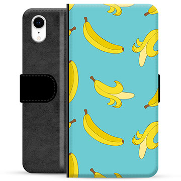 iPhone XR Premium Portemonnee Hoesje - Bananen