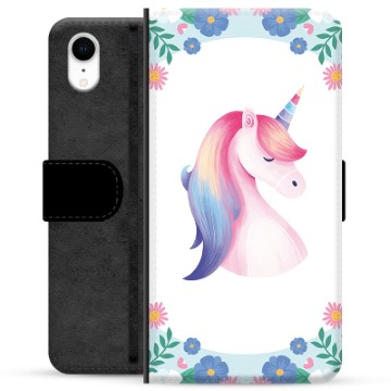 iPhone XR Premium Portemonnee Hoesje - Eenhoorn