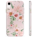 iPhone XR TPU-hoesje - Aquarel Bloemen