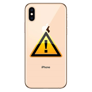 iPhone XS Batterij Cover Reparatie - incl. raam - Goud