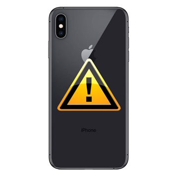 iPhone XS Max Batterij Cover Reparatie - incl. raam - Zwart