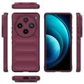 vivo X100 Pro Rugged Series TPU Case - Wijnrood