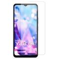 vivo Y28 Glazen Screenprotector - 9H, 0.3mm - Case Friendly  - Doorzichtig