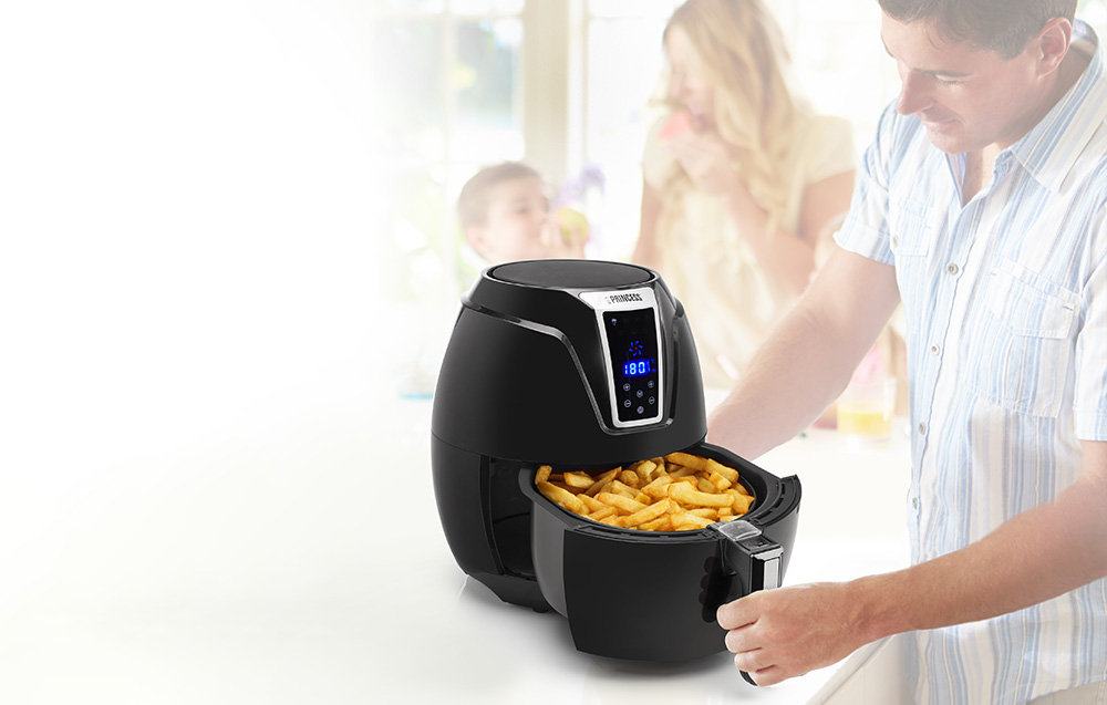 Princess 182021 XL Digitale Airfryer - 1400W, 3.2l - Zwart