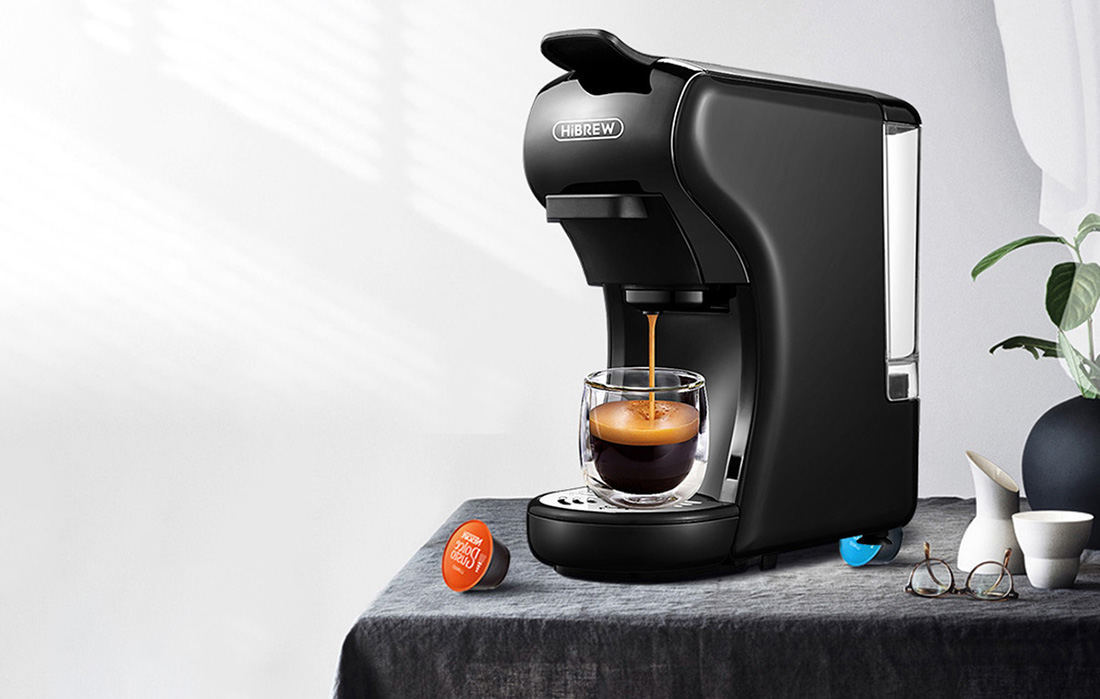 HiBREW H1A 1450W 3-in-1 capsule koffiezetapparaat