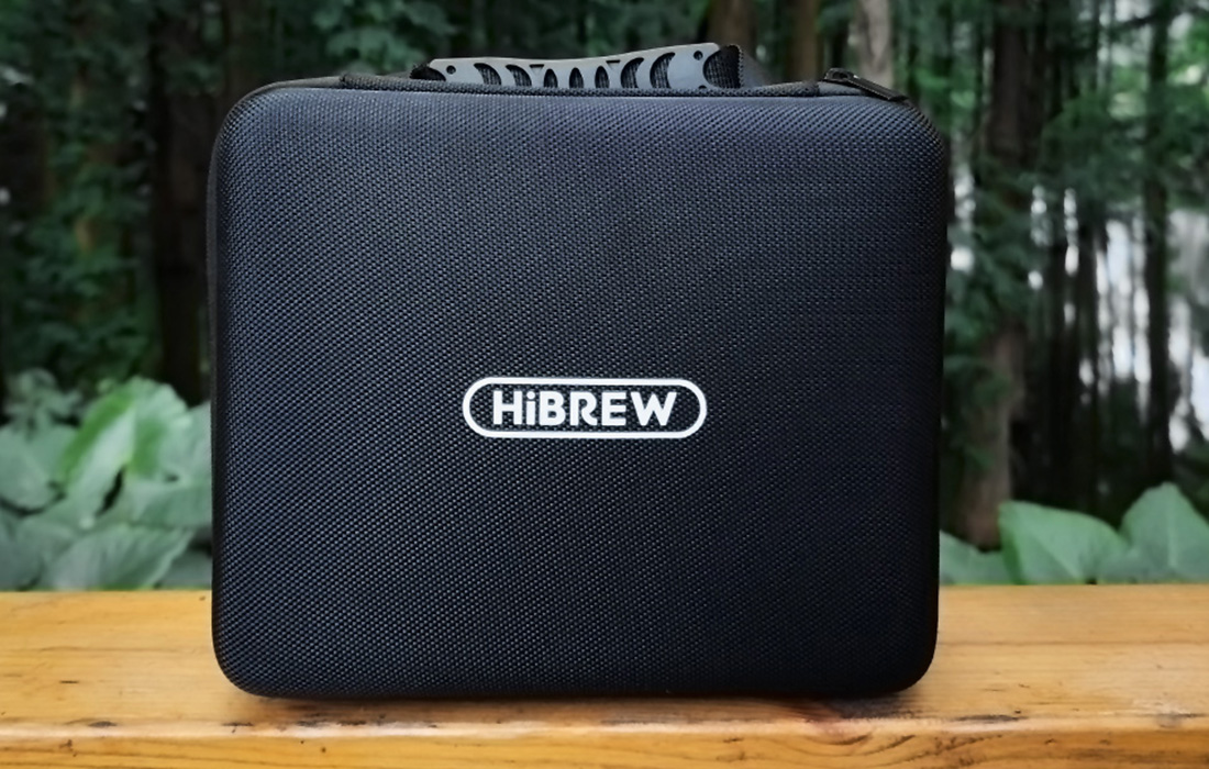 HiBREW H4-premium Draagbaar koffiezetapparaat3-in-1 met koffer 80W