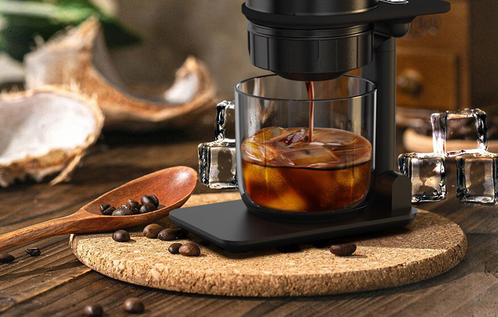 HiBREW H4A Draagbaar 3-in-1 koffiezetapparaat met koffer 80W