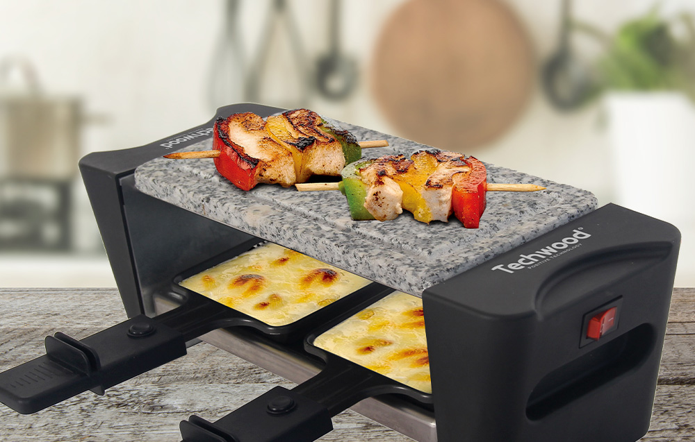 Techwood grill TRD-346 Elektrisch Raclette duo