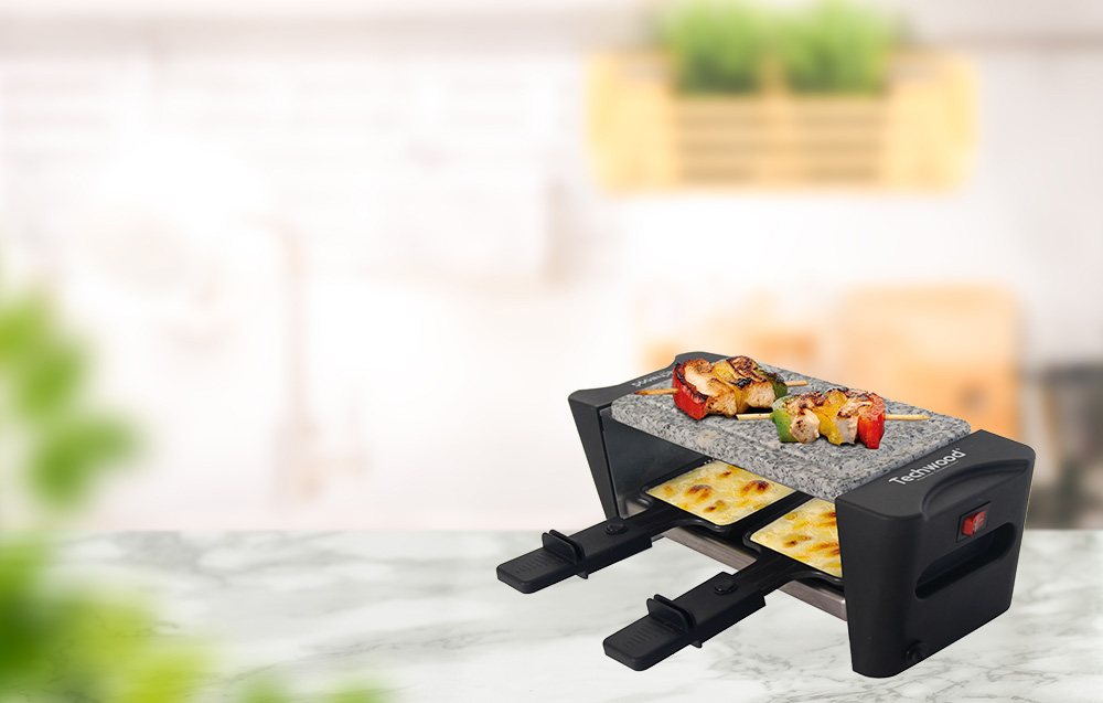 Techwood grill TRD-346 Elektrisch Raclette duo