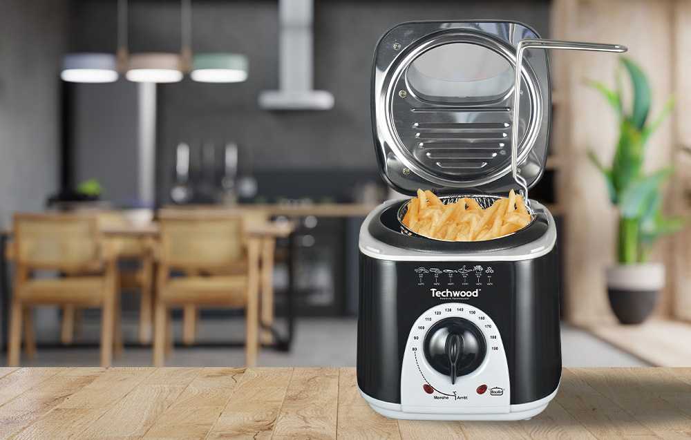 Techwood TFF-86 Friteuse, fondue 2-in-1